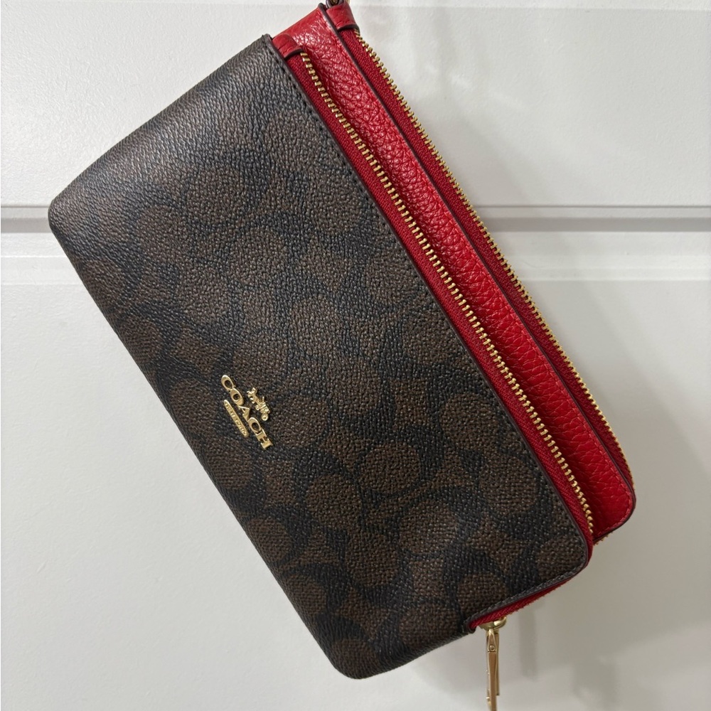 Coach Brown and Red Wallets